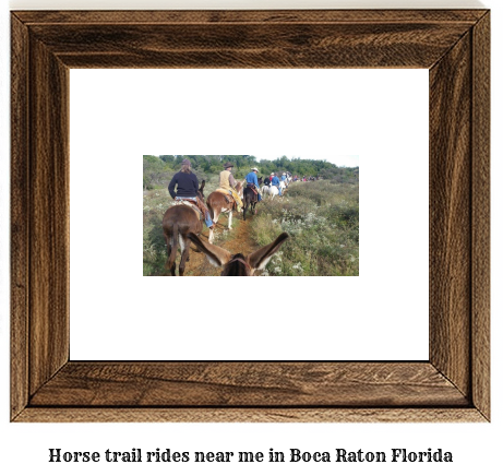 horse trail rides near me in Boca Raton, Florida